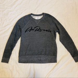 Sol Angeles Au Revoir French Knit Sweatshirt NWOT